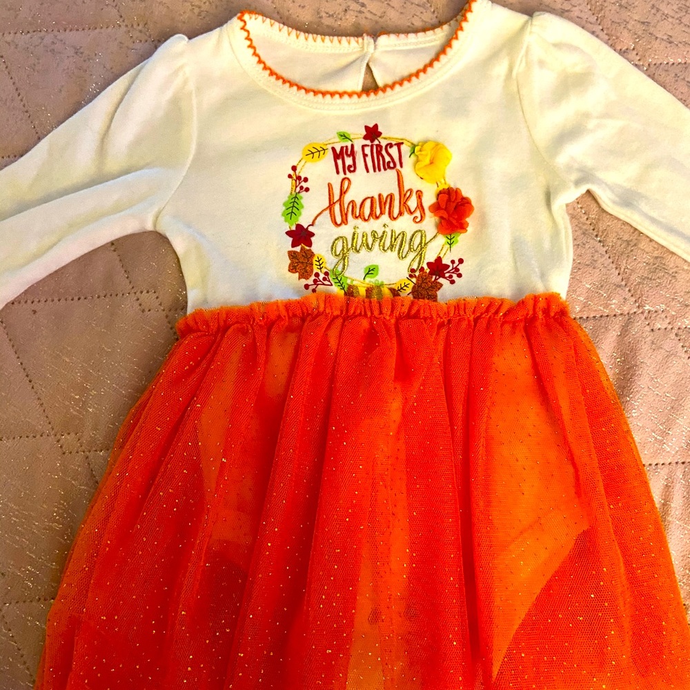 Long Sleeve Onesie with attached tutu